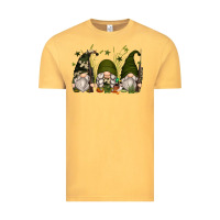 Vintage Mustard hunter gnomes Vintage Tee - Zillion Design Studio