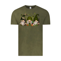 Vintage Olive hunter gnomes Vintage Tee - Zillion Design Studio