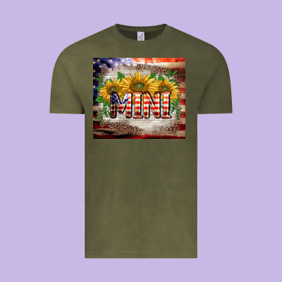 Patriotic Mini  Tumbler Vintage Tee Designed By Barkaloodesign