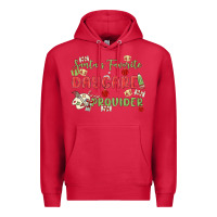 Cardinal santa's favorite daycare provider Premium Hoodie - MaliasSmallBusiness