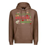 Chestnut santa's favorite daycare provider Premium Hoodie - MaliasSmallBusiness