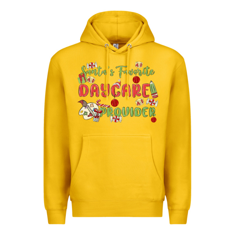 Santa's Favorite Daycare Provider Premium Hoodie by MaliasSmallBusiness | Teevron
