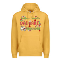Mustard santa's favorite daycare provider Premium Hoodie - MaliasSmallBusiness