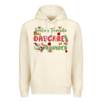 Sandshell santa's favorite daycare provider Premium Hoodie - MaliasSmallBusiness