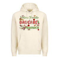 Tofu santa's favorite daycare provider Premium Hoodie - MaliasSmallBusiness