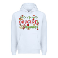 White santa's favorite daycare provider Premium Hoodie - MaliasSmallBusiness