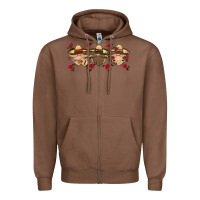 Chestnut mexico gnomes Zipper Hoodie - HRA Design Shop