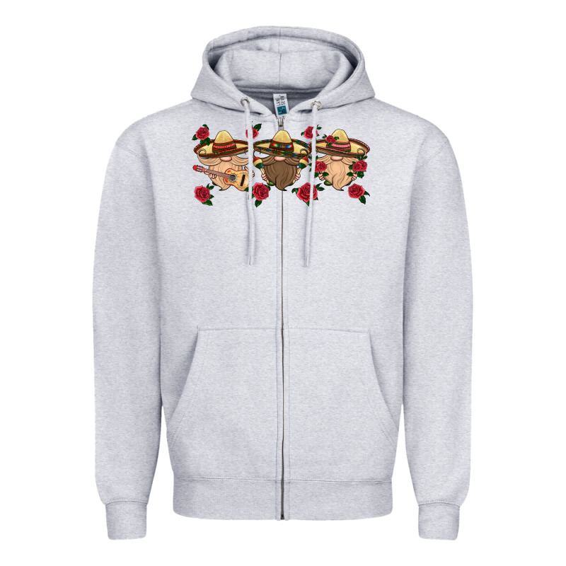 Mexico Gnomes Zipper Hoodie by HRA Design Shop | Teevron