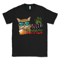 Black hello summer Classic Tee - SublimationCraftShop