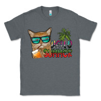 Charcoal Heather hello summer Classic Tee - SublimationCraftShop
