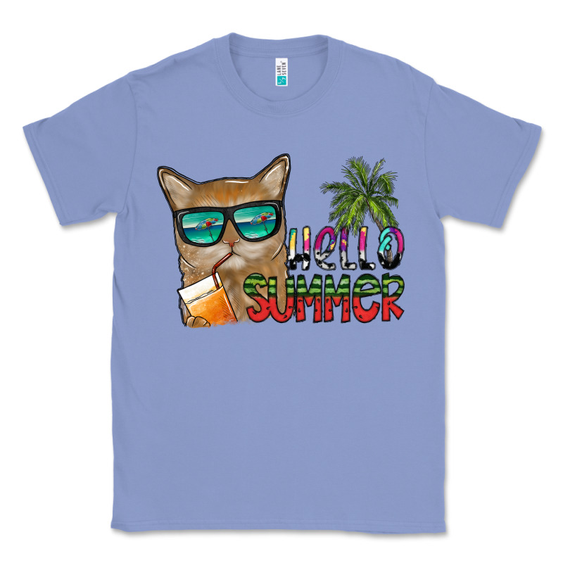 Hello Summer Classic Tee by SublimationCraftShop | Teevron