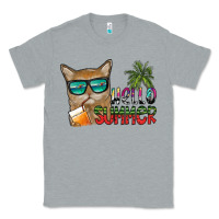 Heather Grey hello summer Classic Tee - SublimationCraftShop