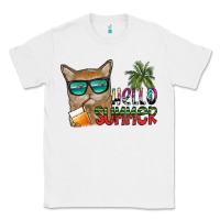 White hello summer Classic Tee - SublimationCraftShop