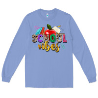 Colony Blue school vibes Long Sleeve Tee - Zillion Design Studio