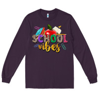Plum school vibes Long Sleeve Tee - Zillion Design Studio