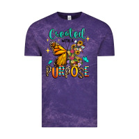 Cloud Purple created with a purpose Vintage Tee - RanaPortraitStore