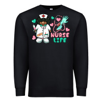 Black nurse life afro american nurse Premium Sweatshirt - BarkalooDesign