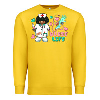 Lemon nurse life afro american nurse Premium Sweatshirt - BarkalooDesign