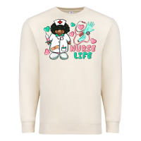 Sandshell nurse life afro american nurse Premium Sweatshirt - BarkalooDesign