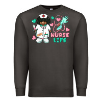 Smoke nurse life afro american nurse Premium Sweatshirt - BarkalooDesign