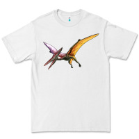White dinosaur pterodactyl Premium Tee - Artiststas