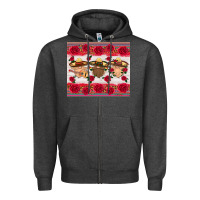 Charcoal Heather mexico gnomes Zipper Hoodie - HRA Design Shop