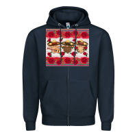 Navy mexico gnomes Zipper Hoodie - HRA Design Shop