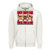 Oatmeal Heather mexico gnomes Zipper Hoodie - HRA Design Shop