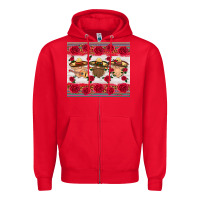 Red mexico gnomes Zipper Hoodie - HRA Design Shop