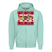 Seafoam mexico gnomes Zipper Hoodie - HRA Design Shop