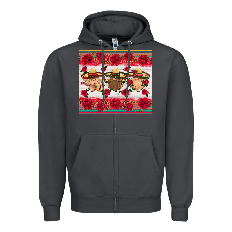 Mexico Gnomes Zipper Hoodie by HRA Design Shop | Teevron