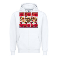 White mexico gnomes Zipper Hoodie - HRA Design Shop