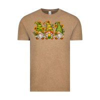 Vintage Coffee sunflower gnomes Vintage Tee - Zillion Design Studio