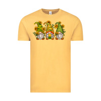 Vintage Mustard sunflower gnomes Vintage Tee - Zillion Design Studio