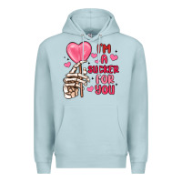 Blue Mist i m a sucker for you Premium Hoodie - MaliasSmallBusiness