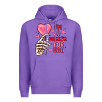 Purple i m a sucker for you Premium Hoodie - MaliasSmallBusiness