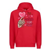 Red i m a sucker for you Premium Hoodie - MaliasSmallBusiness