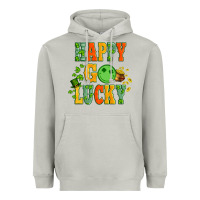 Moon Dust happy go lucky  with coin and shamrock Heavyweight Hoodie - Artiststas