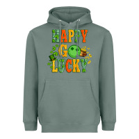 Sage happy go lucky  with coin and shamrock Heavyweight Hoodie - Artiststas
