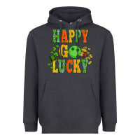 Smoke happy go lucky  with coin and shamrock Heavyweight Hoodie - Artiststas