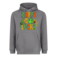Storm happy go lucky  with coin and shamrock Heavyweight Hoodie - Artiststas