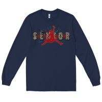 Navy senior 2023 Long Sleeve Tee - Zillion Design Studio
