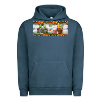 Pigment Midnight Navy football dad Urban Hoodie - BundleAndBundleShop