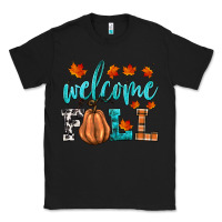Black welcome fall Classic Tee - HRA Design Shop