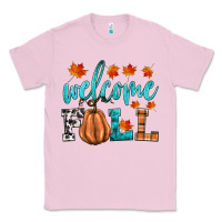 Bubblegum Pink welcome fall Classic Tee - HRA Design Shop