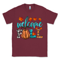 Burgundy welcome fall Classic Tee - HRA Design Shop