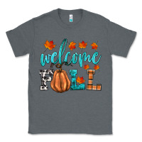 Charcoal Heather welcome fall Classic Tee - HRA Design Shop