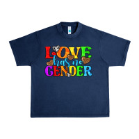 Navy love has no gender pride lgbtq Urban Heavy Tee - texasbilliewilder
