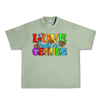 Oil Green love has no gender pride lgbtq Urban Heavy Tee - texasbilliewilder