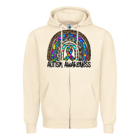 Sandshell autism awareness Zipper Hoodie - CowhideDigitalArt